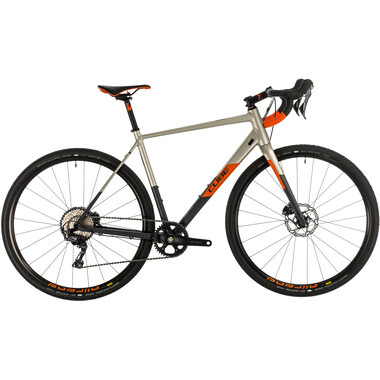 Bicicletta da Gravel CUBE NUROAD SL Shimano GRX 40 Denti Grigio/Arancione 2020 0